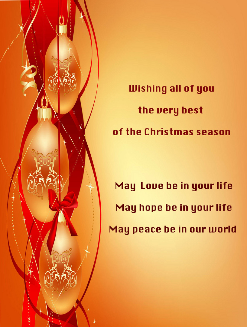 Merry Christmas to all of you...