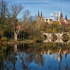 Merseburg, Blick auf Dom und Schloss