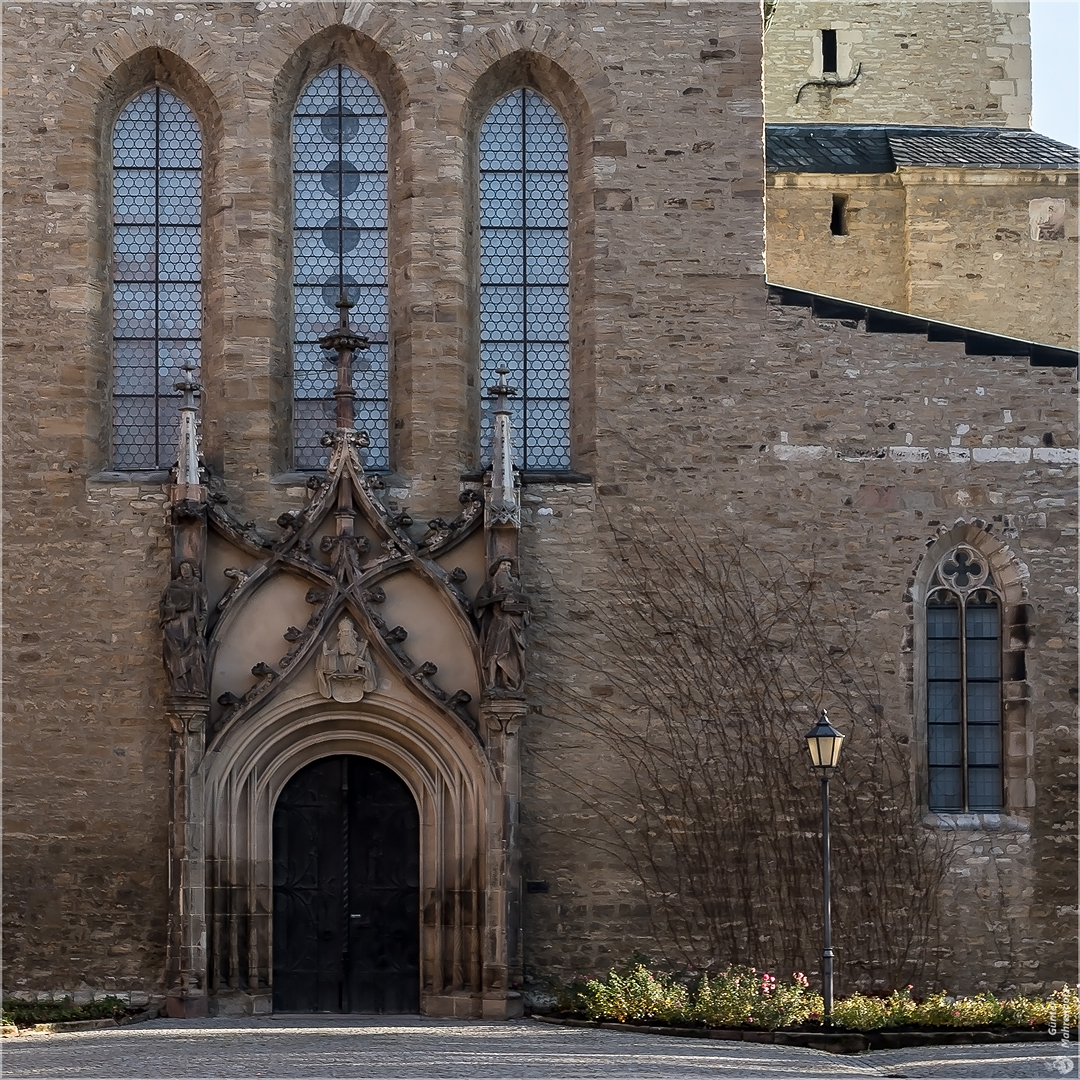 Merseburg, Westportal vom Dom ...