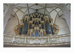 Merseburger DOM - St. Laurentius und Johannes " Blick zur Orgel aus meiner Sicht...."