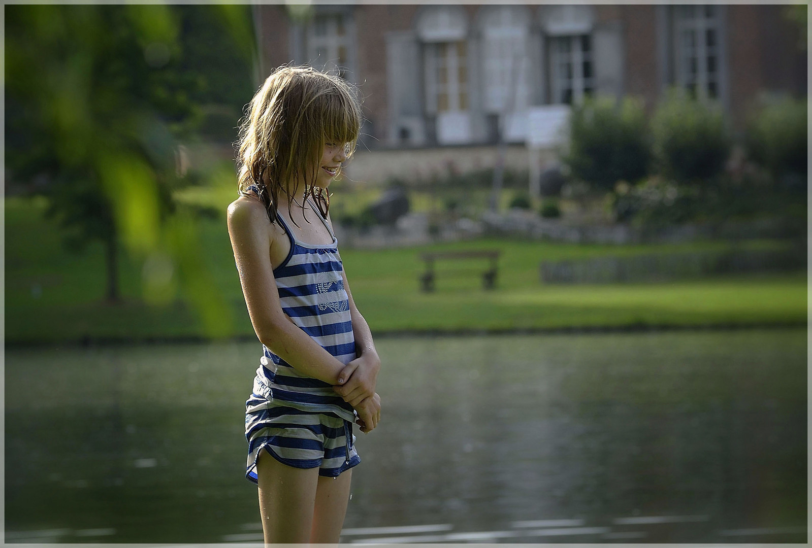 Merveilleux sourire d'enfant