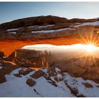 Mesa Arch against the Light