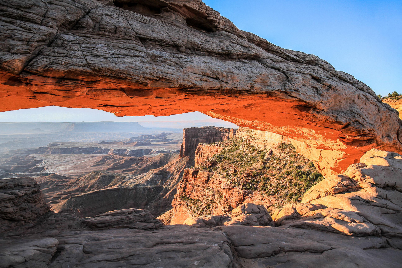 Mesa Arch glühend