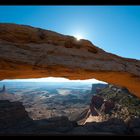 Mesa Arch im Gegenlicht