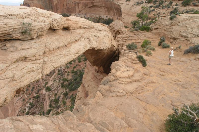 Mesa-Arch mal aus einer anderen Perspektive