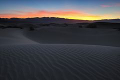 *Mesquite Flat Sand Dunes & morning glow*