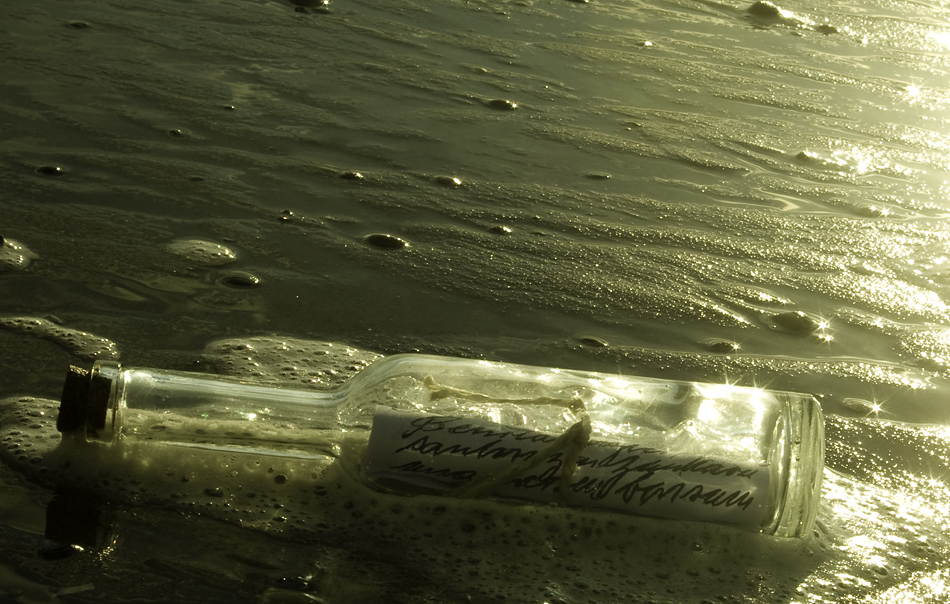 message in a bottle