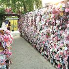 Messages by people to these stone fences