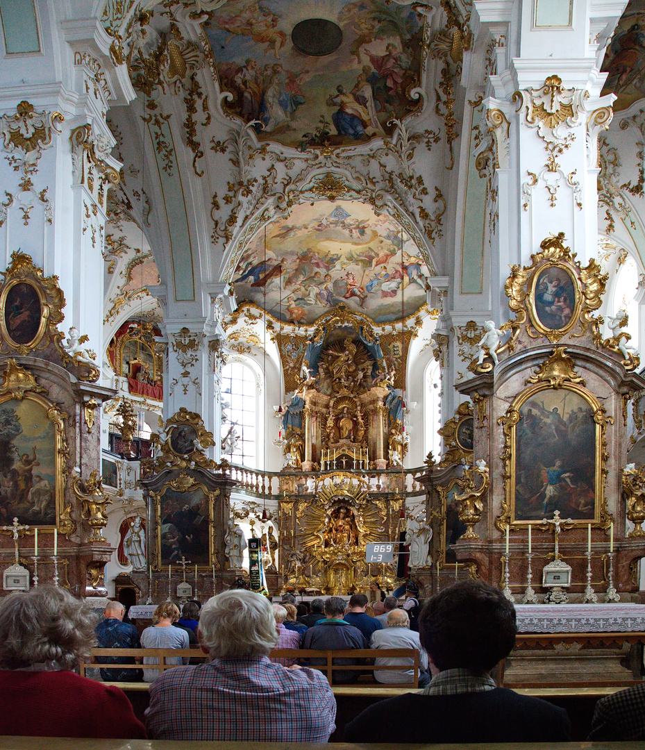 Messe in der Wallfahrtskirche Kloster Andechs