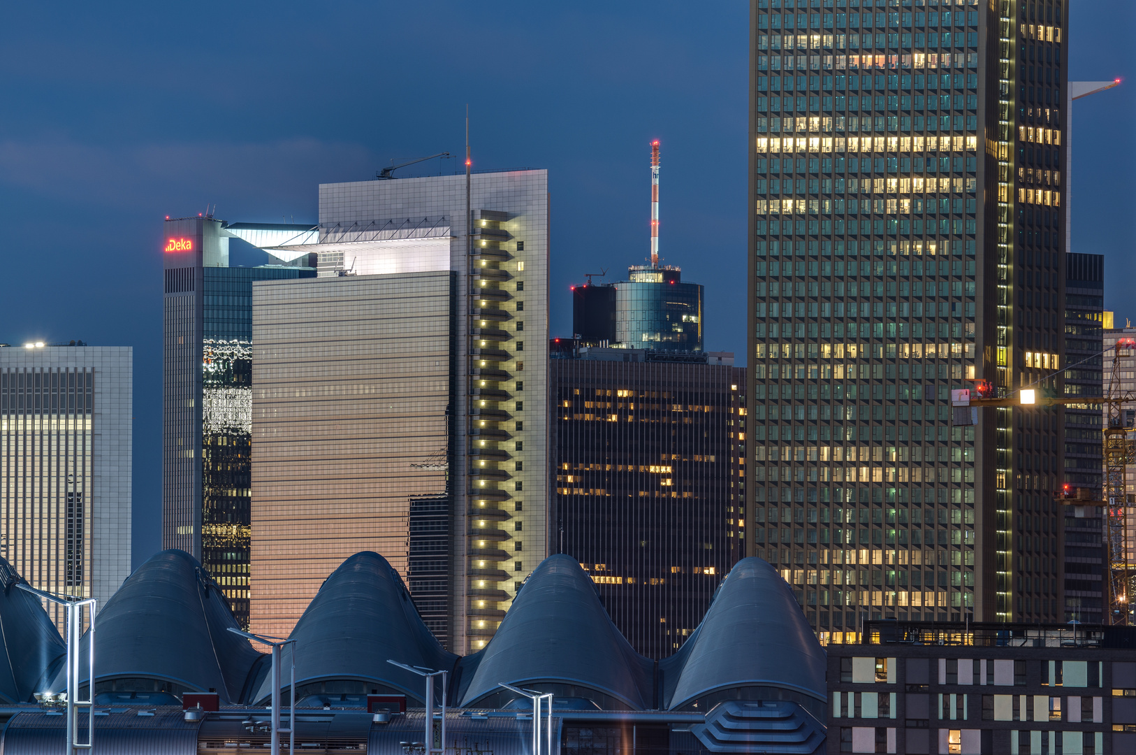 Messe-Skyline Frankfurt