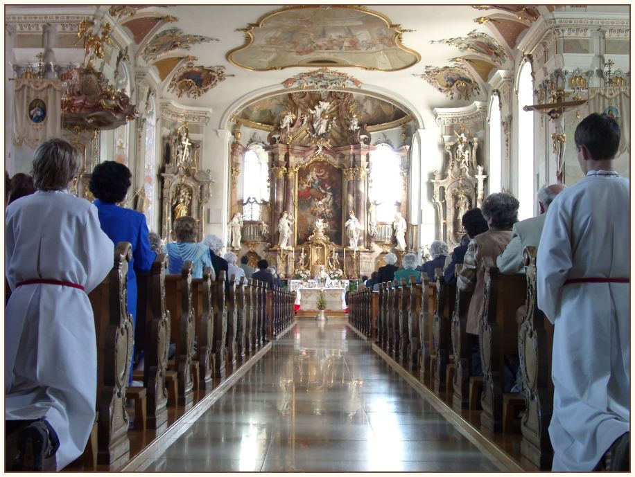 Messe zu Christi Himmelfahrt in Wiggensbach (Allgäu)