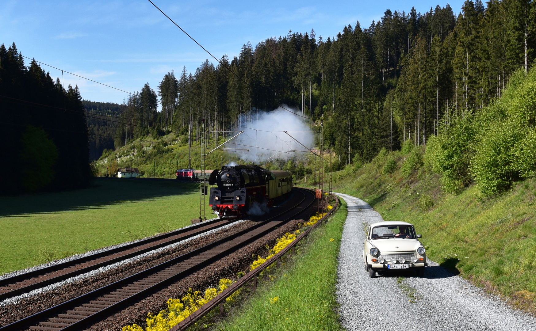 Messestadt-Express II mit Trabi