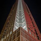 Messeturm in Frankfurt bei Nacht