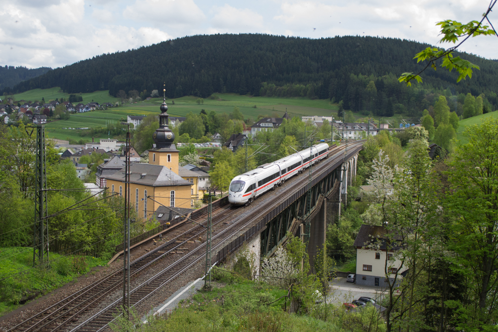 Messfahrt im Frankenwald