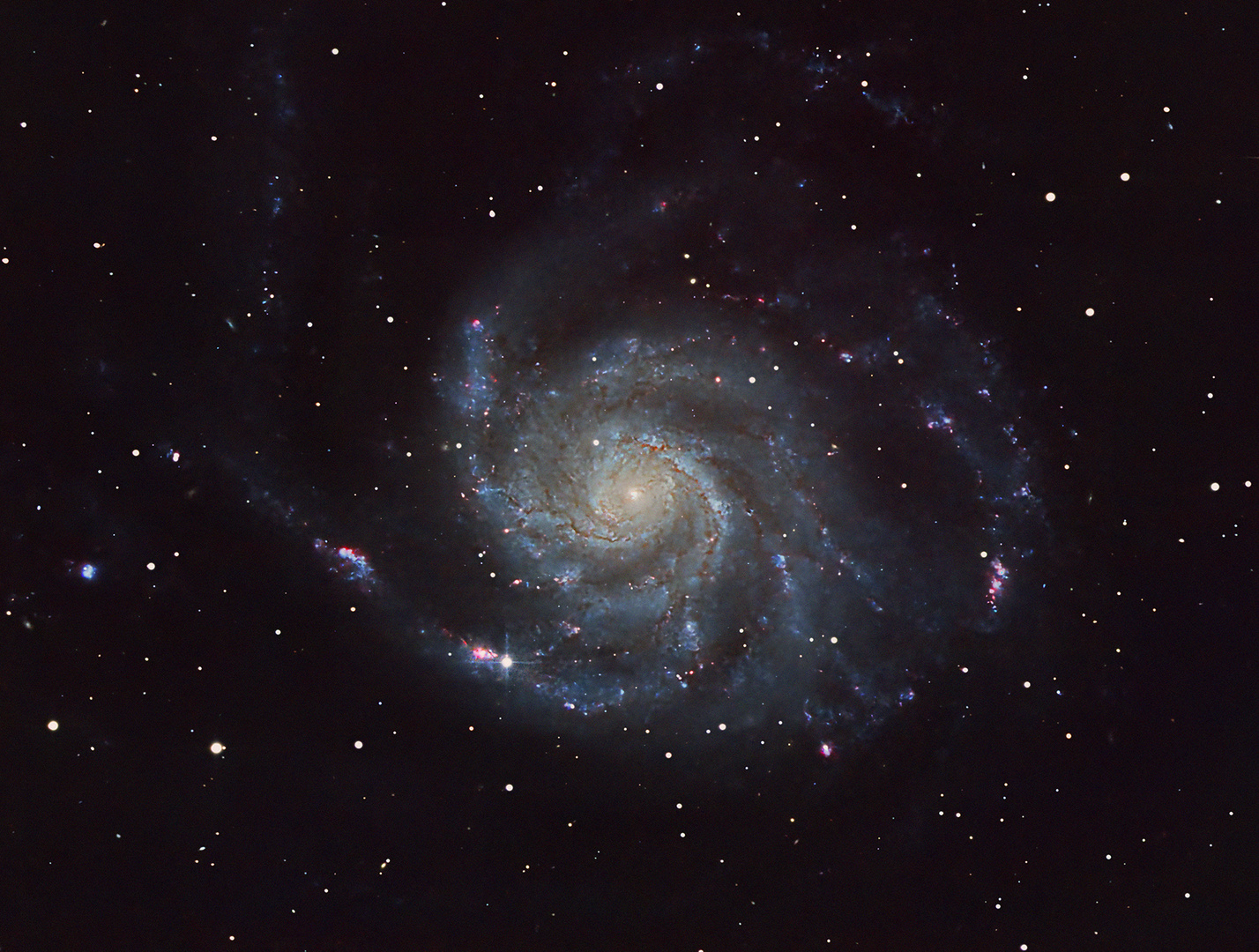 Messier 101 mit SN2023 ixf