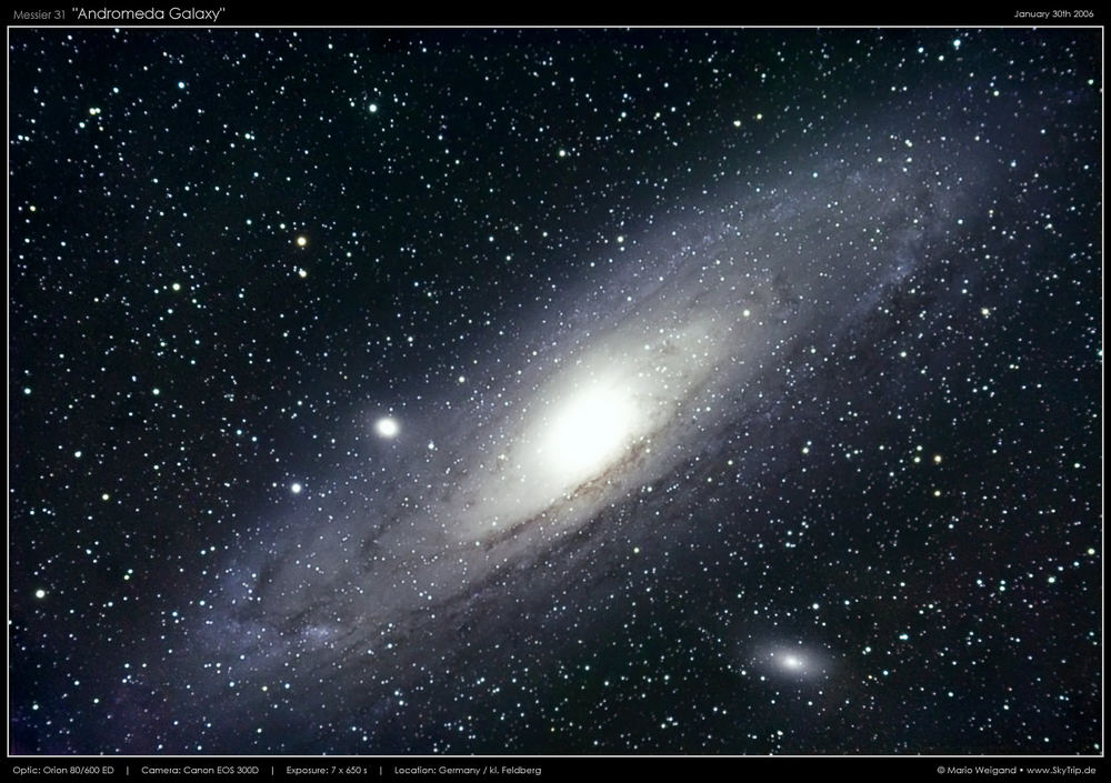 Messier 31 - Die Andromeda Galaxie