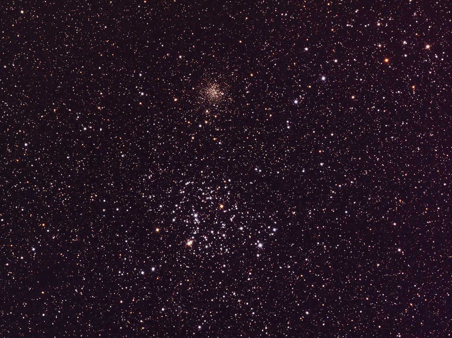 Messier 35 Und Ngc 2158 Im Sternbild Zwillinge Foto Bild Astrofotografie Himmel Universum Natur Bilder Auf Fotocommunity