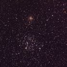 Messier 35 und NGC 2158 im Sternbild Zwillinge