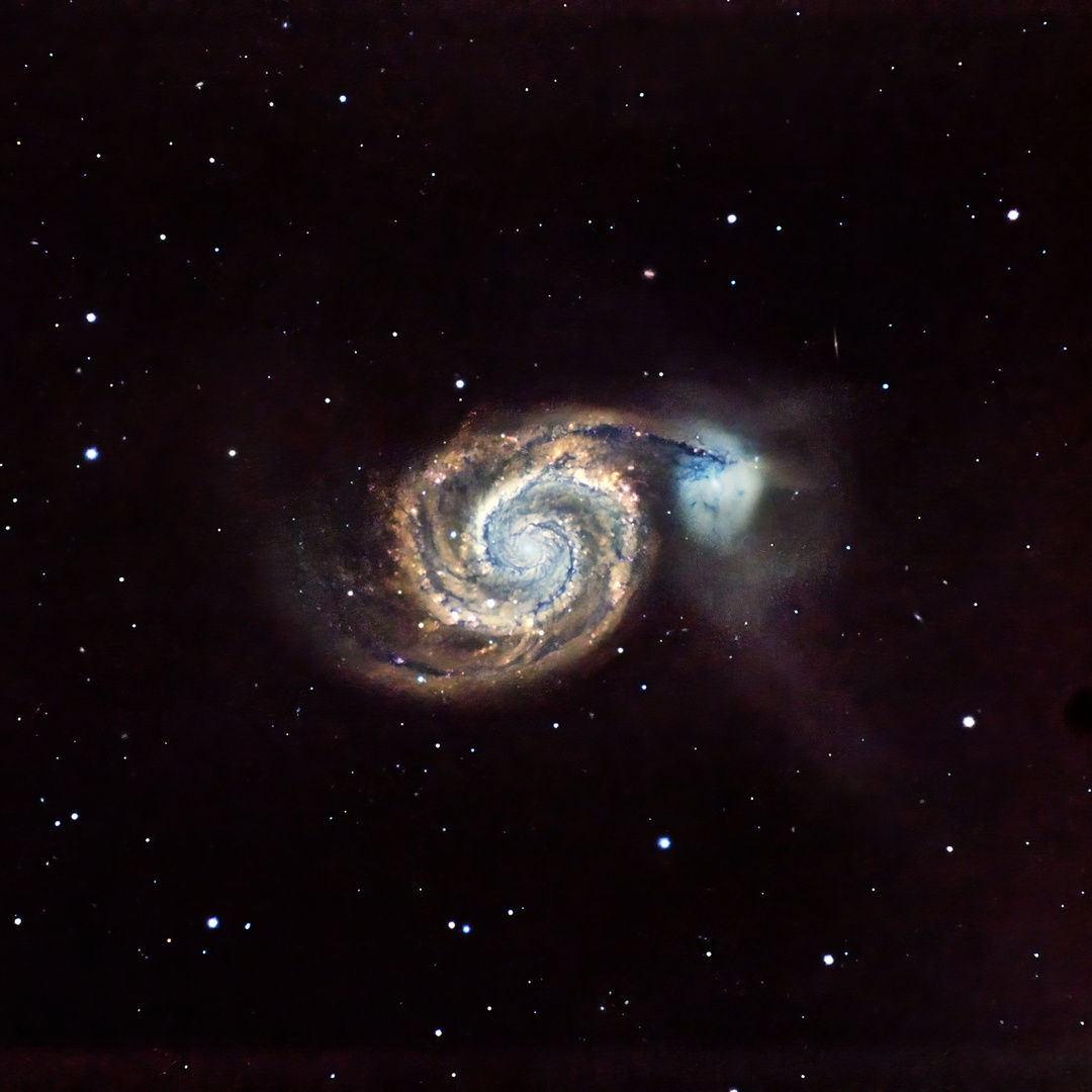 Messier 51, Die Whirlpool Galaxie