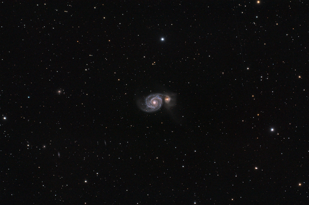 Messier 51 - Whirlpool Galaxie