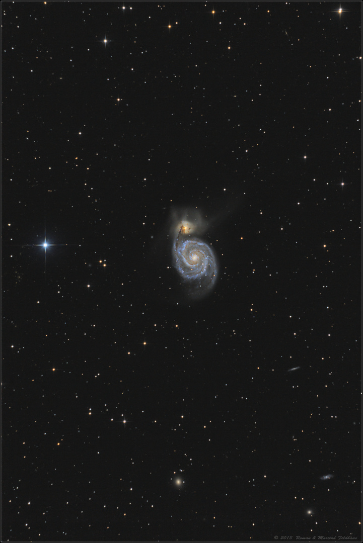 Messier 51 (Whirlpool-Galaxie)