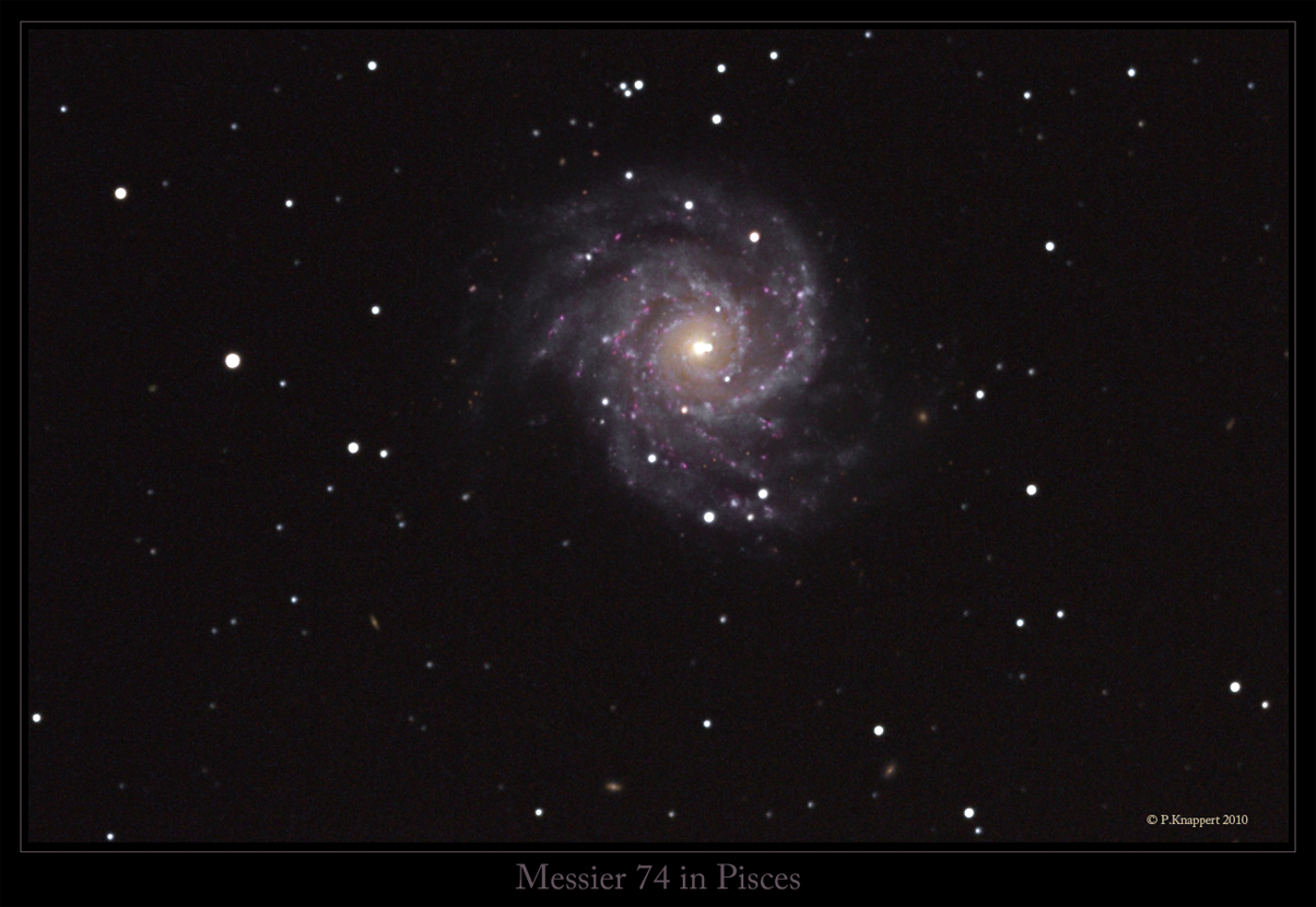 Messier 74 - eine Galaxie in Draufsicht -