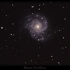 Messier 74 - eine Galaxie in Draufsicht -