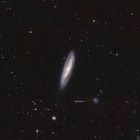Messier 98 und Supernova in benachbarter Galaxie