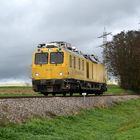 Messzug auf der Krebsbachtalbahn bei Hüffenhardt 20.11.2023