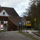 Messzug auf der Krebsbachtalbahn bei Obergimpern 20.11.2023