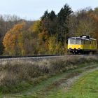 Messzug auf der Krebsbachtalbahn bei Siegelsbach 17.11.2020