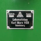 Metallschild Lokomotive Karl Marx Stadt