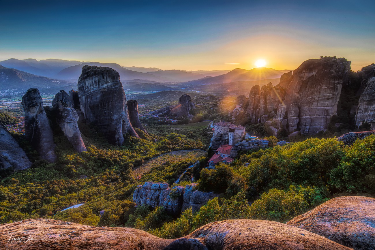 Meteora 1, Blick ins Tal