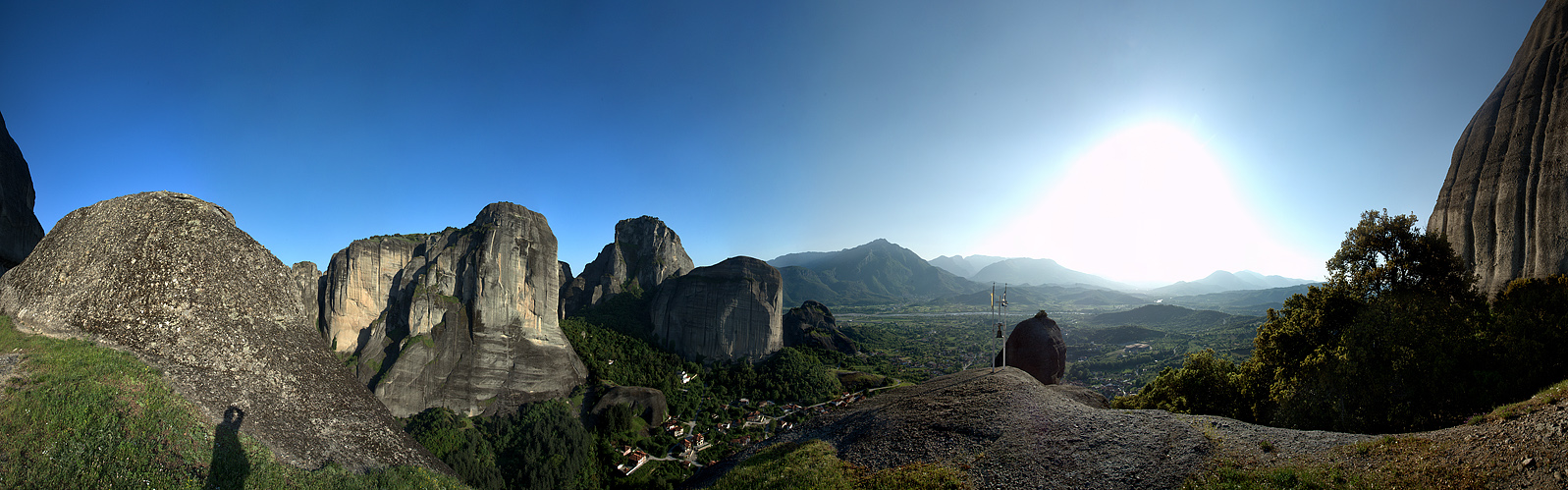 Meteora - auf dem Gipfel vom Berg "Heiliger Geist"