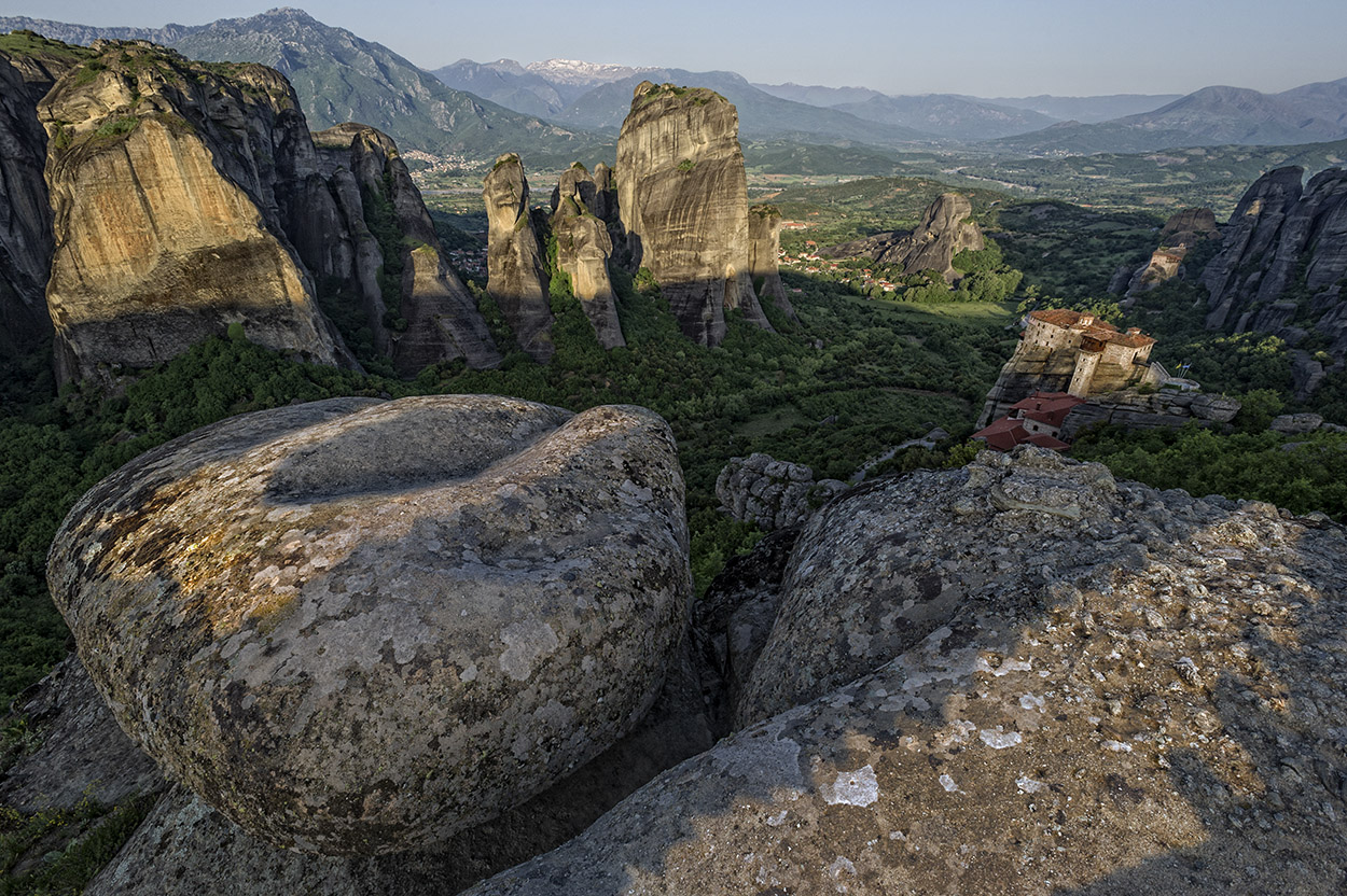 Meteora - das erste Sonnenlicht