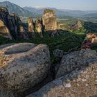 Meteora - das erste Sonnenlicht