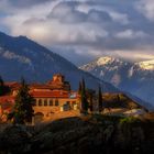 Meteora Greece -Frohe Weihnachten und ein frohes neues Jahr!