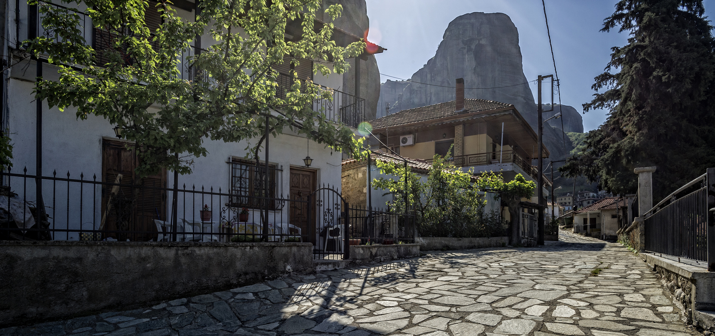 Meteora - Kastraki im Gegenlicht