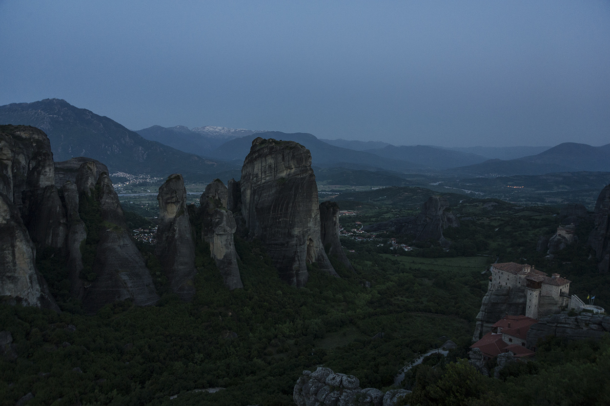 Meteora - vor Sonnenaufgang