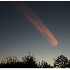 Meteorit haarscharf an Lichterfeld vorbeigerast