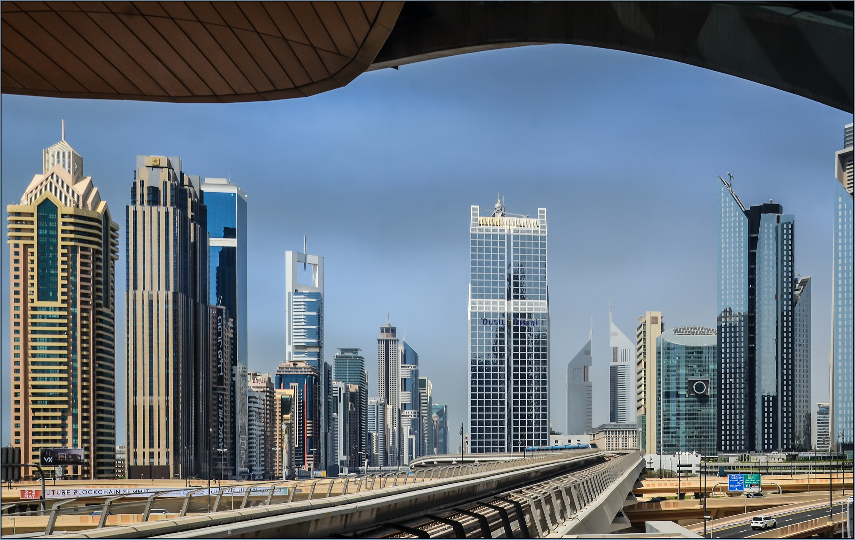 Metro fahren in Dubai ...