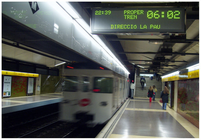 Metro in Barcelona