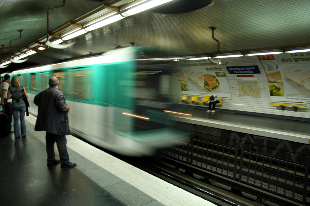 Metro in Paris - verpasst