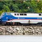 Metro North along the Spuyten Duyvil 