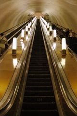 Metro Rolltreppe, Moskau