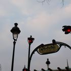 Metro - Schild in Paris