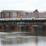 Metronom auf der Oberhafenbrücke