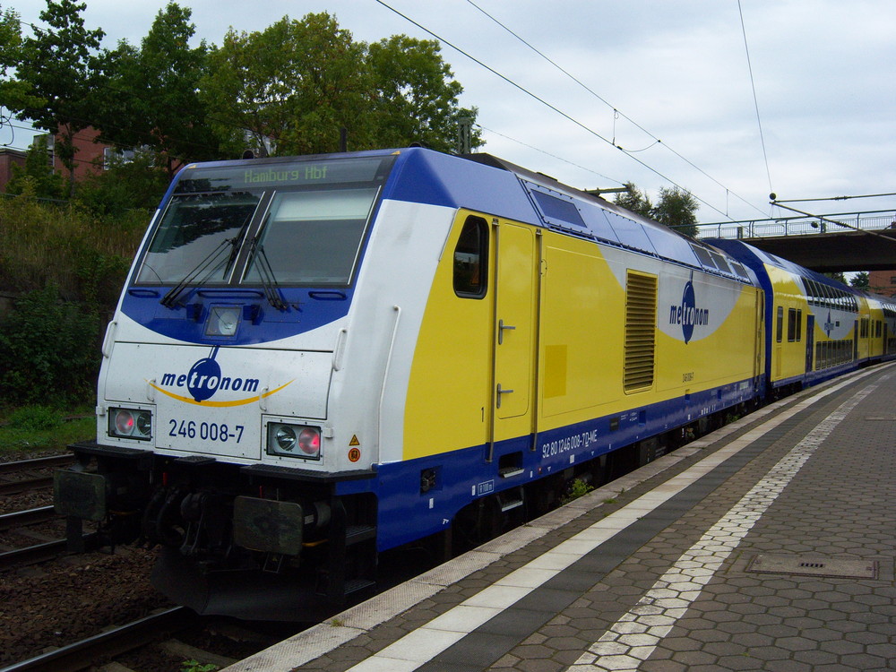 Metronom in HH-Harburg.