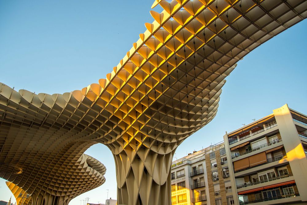 Metropol Parasol at sunset