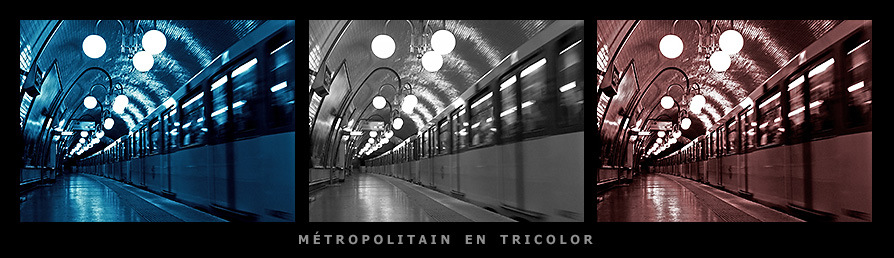 Métropolitain en tricolor